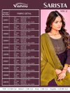 Sarista Vol 2 By Vishnu Silk Designer Dress Material Suppliers In India